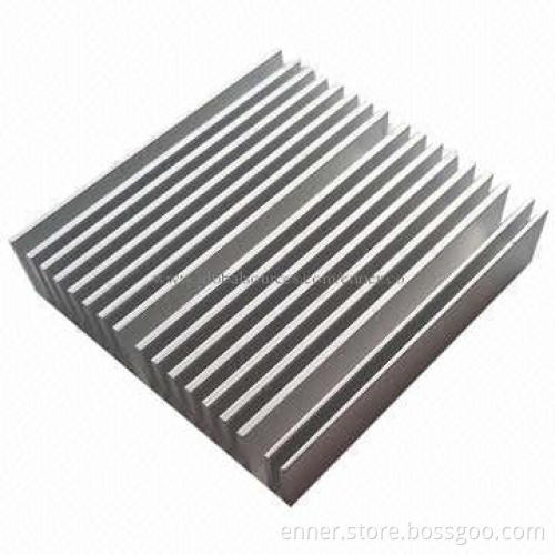 50*50*12mm Nature Anodized Extruded Aluminum Heat-sink, OEM/ODM Services Welcomed